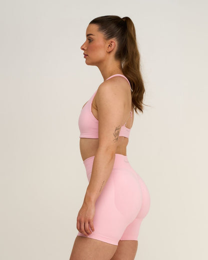 Elevate™ Sculpting Medium Impact Multiway Bra | Cotton Pink