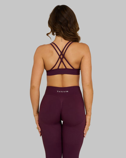 Elevate™ Sculpting Seamless High Apex Bra | Winter Plum