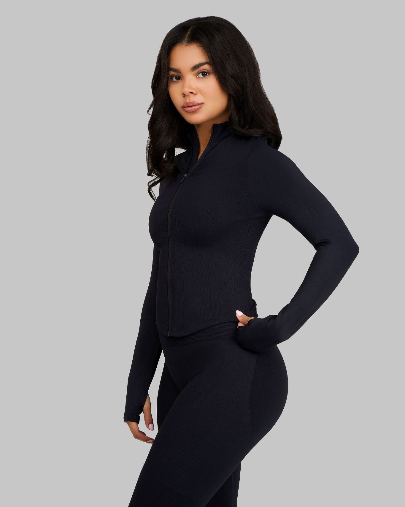 Elevate™ Sculpting Seamless Jacket | Night Black