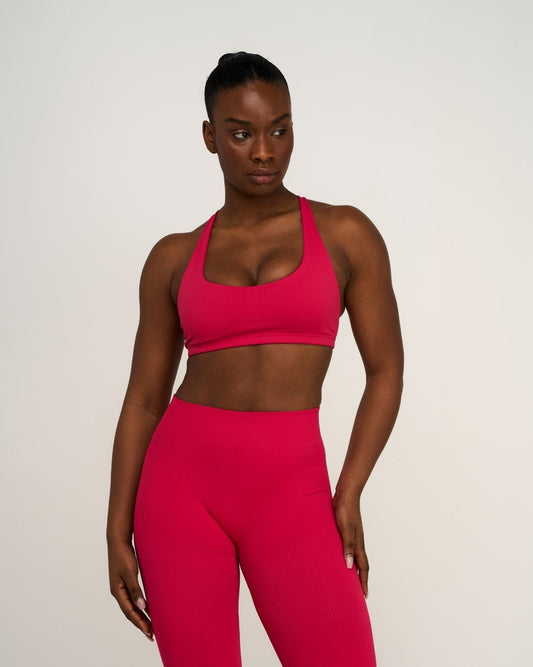 Elevate™ Sculpting Medium Impact Multiway Bra | Strawberry