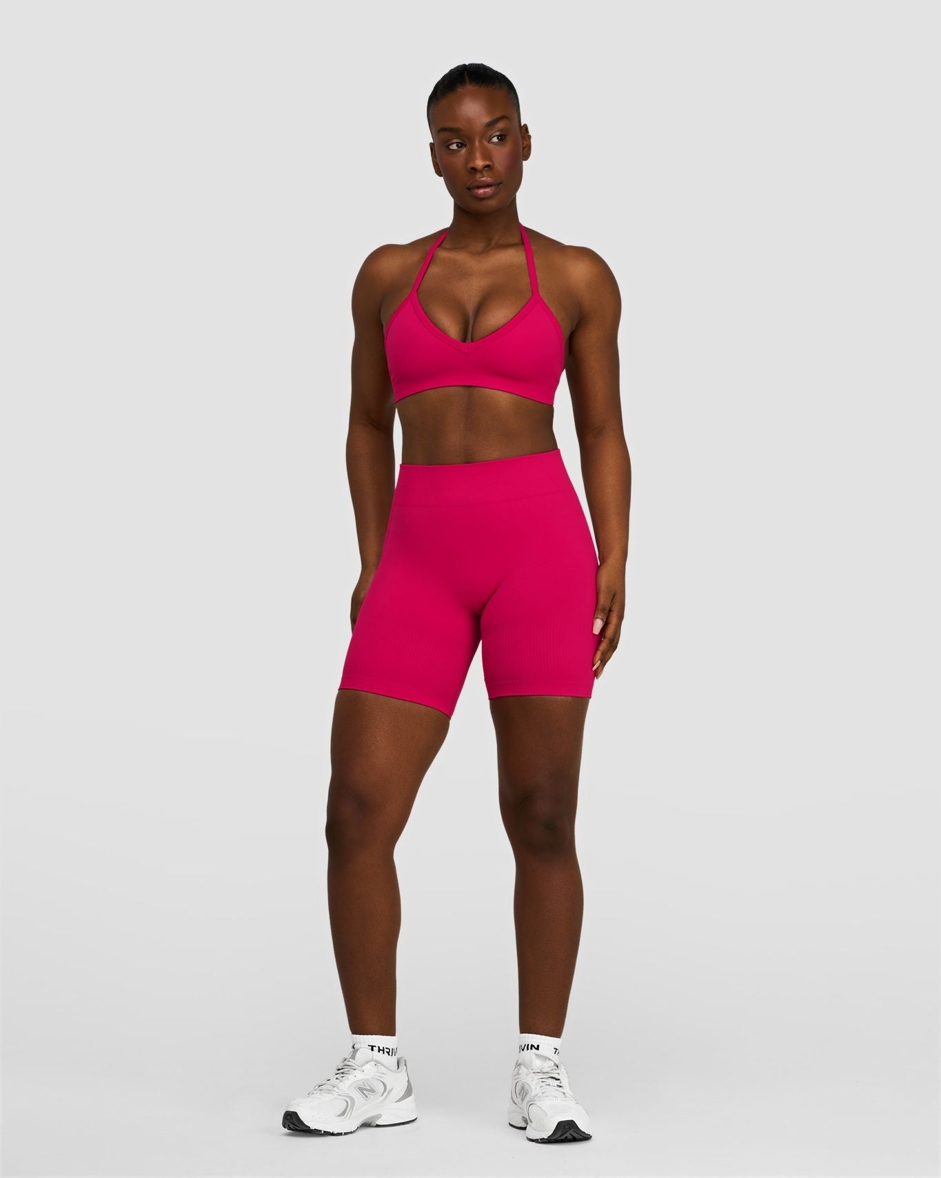 Elevate™ Sculpting Mid Waist Scrunch Shorts | Strawberry