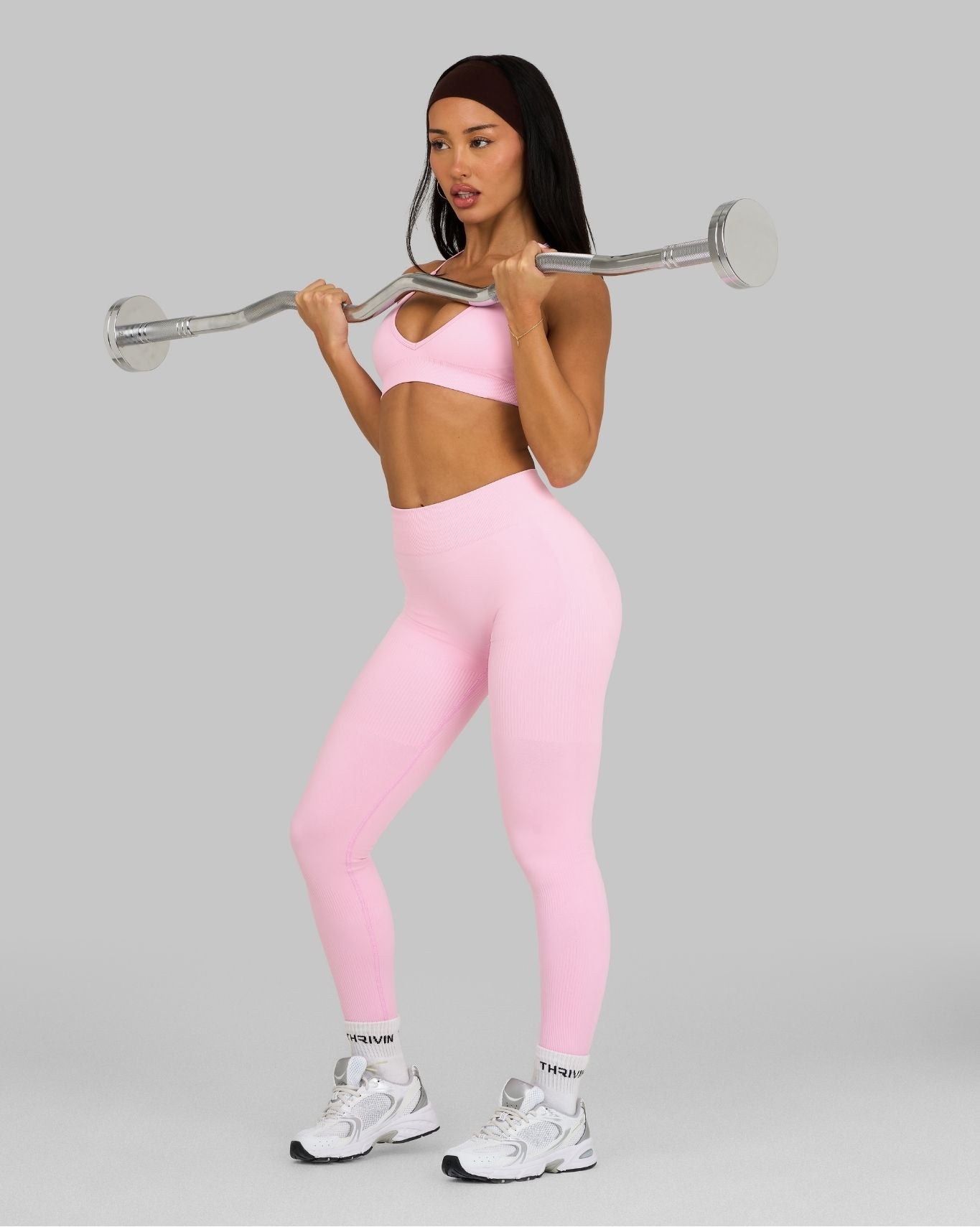 Elevate™ Sculpting Mid Waist Scrunch Leggings | Candy Pink