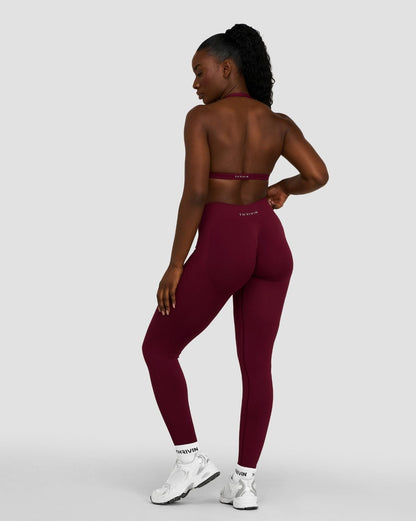 Elevate™ Sculpting Mid Waist Scrunch Leggings | Merlot