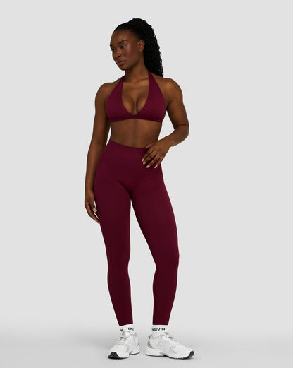 Elevate™ Sculpting Mid Waist Scrunch Leggings | Merlot