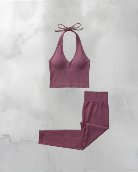 Elevate™ Sculpting Seamless Halterneck Top | Orchid Mauve